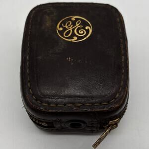 Vintage General Electric Exposure Meter PR-1 Film or Plates Photography Case USA